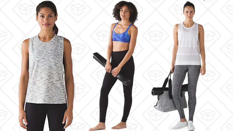 Cardio Squad Tank II, $39 | Free To Be Bra, $44 | Wunder Under Pant III, $59